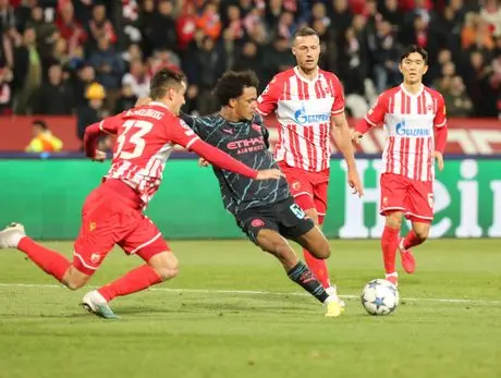 FK CRVENA ZVEZDA MANČESTER SITI 2:3 LIGA ŠAMPIONA