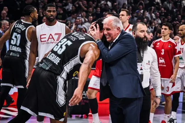ŽELJKO OBRADOVIĆ PI DŽEJ DOUŽER EVROLIGA KK PARTIZAN ŽALGIRIS