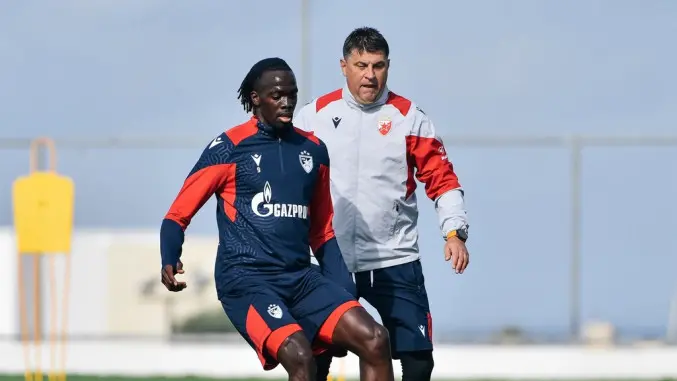 ŠERIF ENDIAJE VLADAN MILOJEVIĆ FK CRVENA ZVEZDA