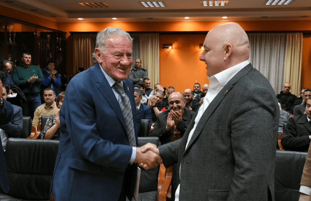 MILAN MANDARIĆ POTPREDSEDNIK FK VOJVODINA DRAGAN ZBILJIĆ PREDSEDNIK