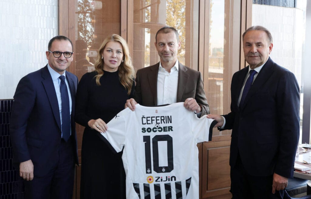 FK PARTIZAN MILKA FORCAN PREDRAG MIJATOVIĆ RASIM LJAJIĆ ALEKSANDER ČEFERIN UEFA