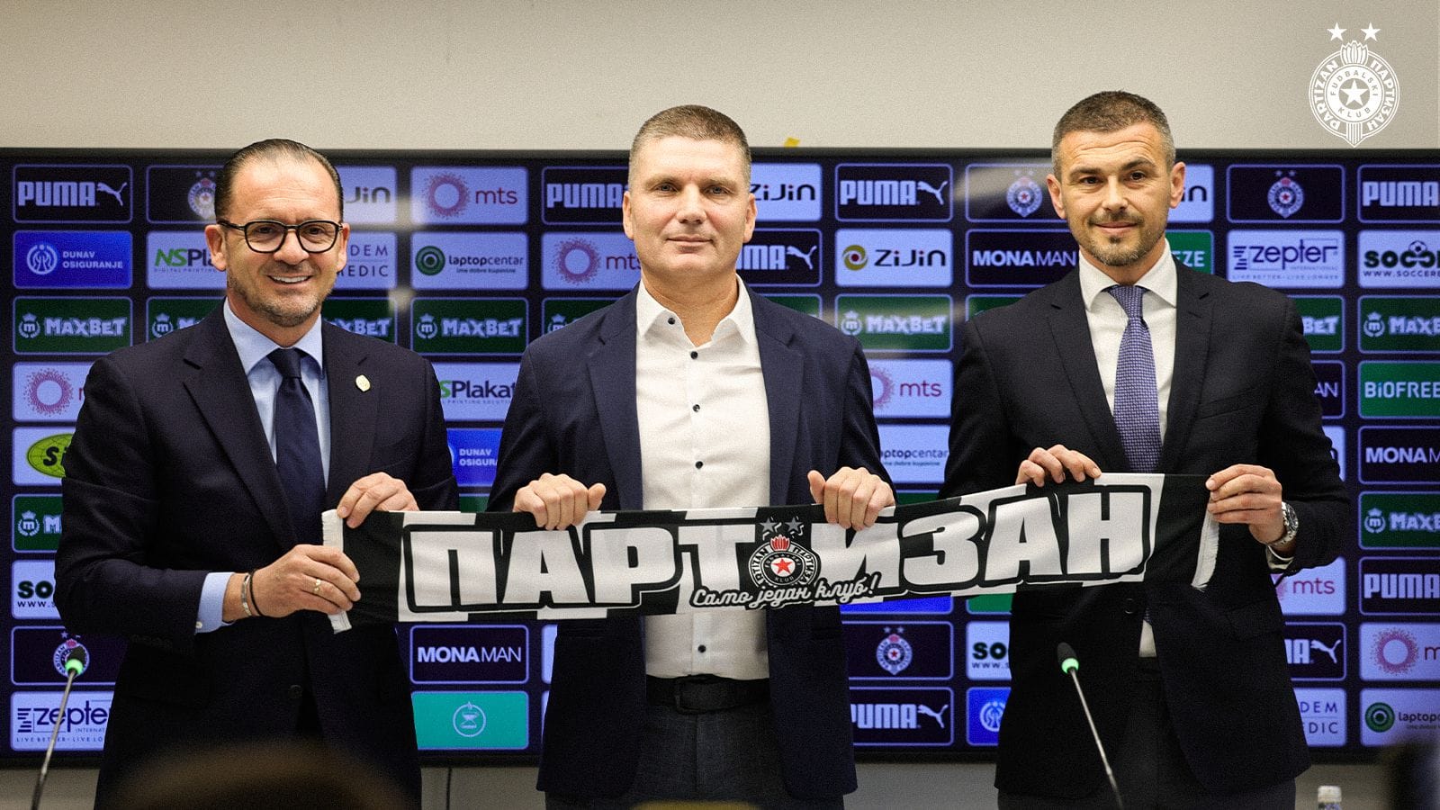 FK PARTIZAN SRĐAN BLAGOJEVIĆ PREDRAG MIJATOVIĆ DANKO LAZOVIĆ PREDSTAVNJE NOVOG TRENERA