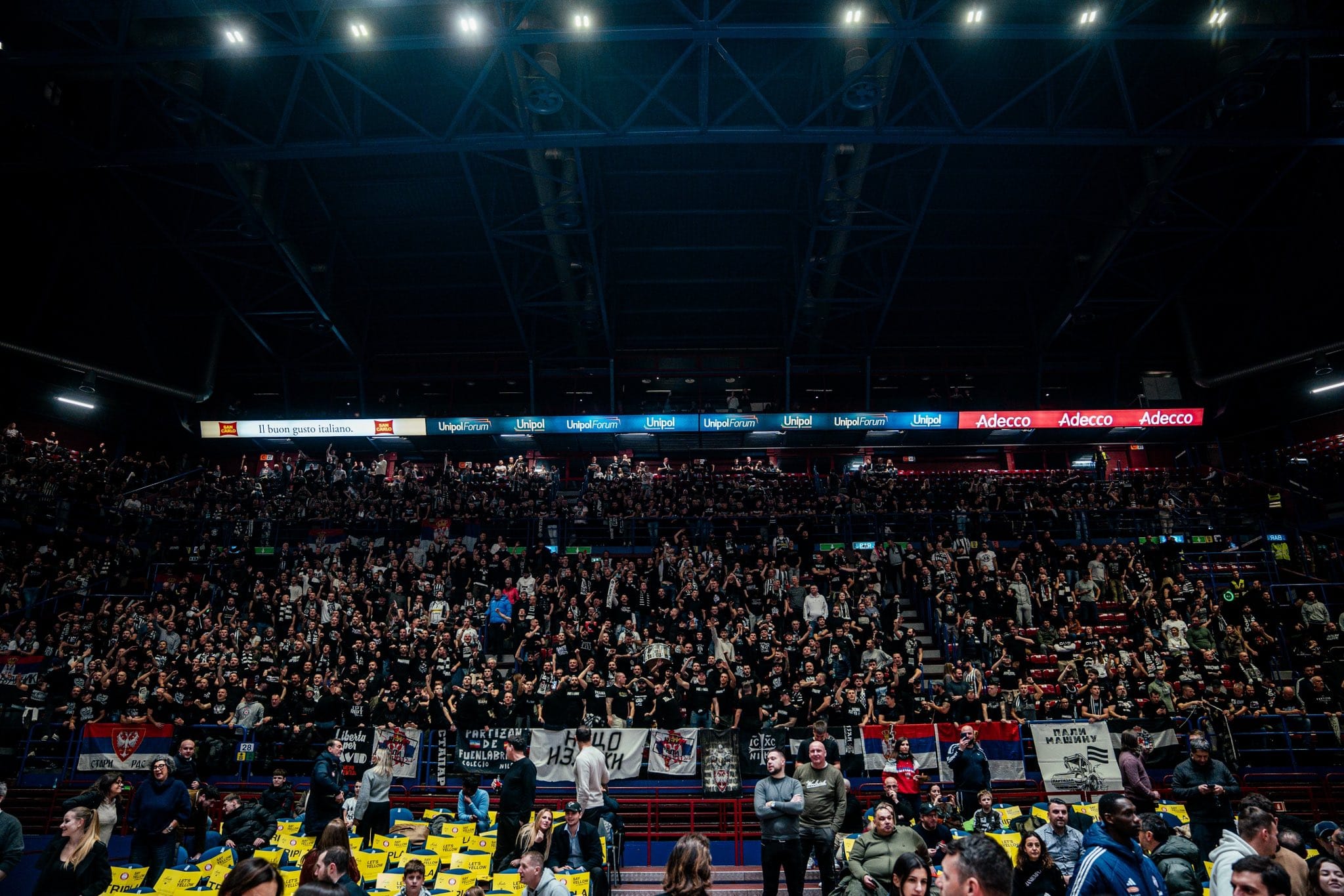 OLIMPIJA MILANO VS PARTIZAN EVROLIGA GROBARI