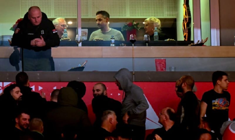 CRVENA ZVEZDA VS FENERBAHČE KRISTOFER HIL DELIJE BEOGRADSKA ARENA