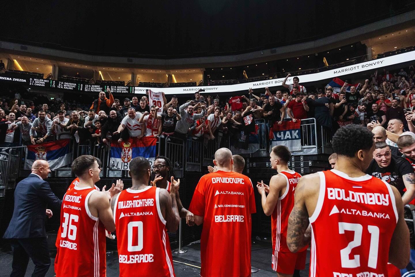 KK CRVENA ZVEZDA DELIJE KUP RADIVOJA KORAĆA
