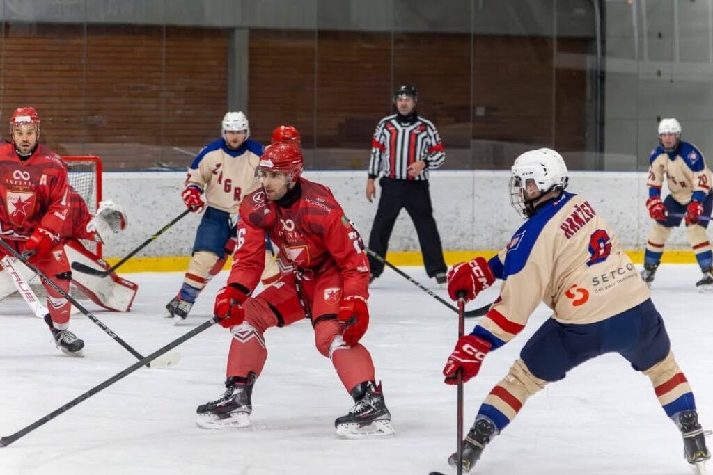 SKHL CRVENA ZVEZDA VS KHL ZAGREB BEOGRAD