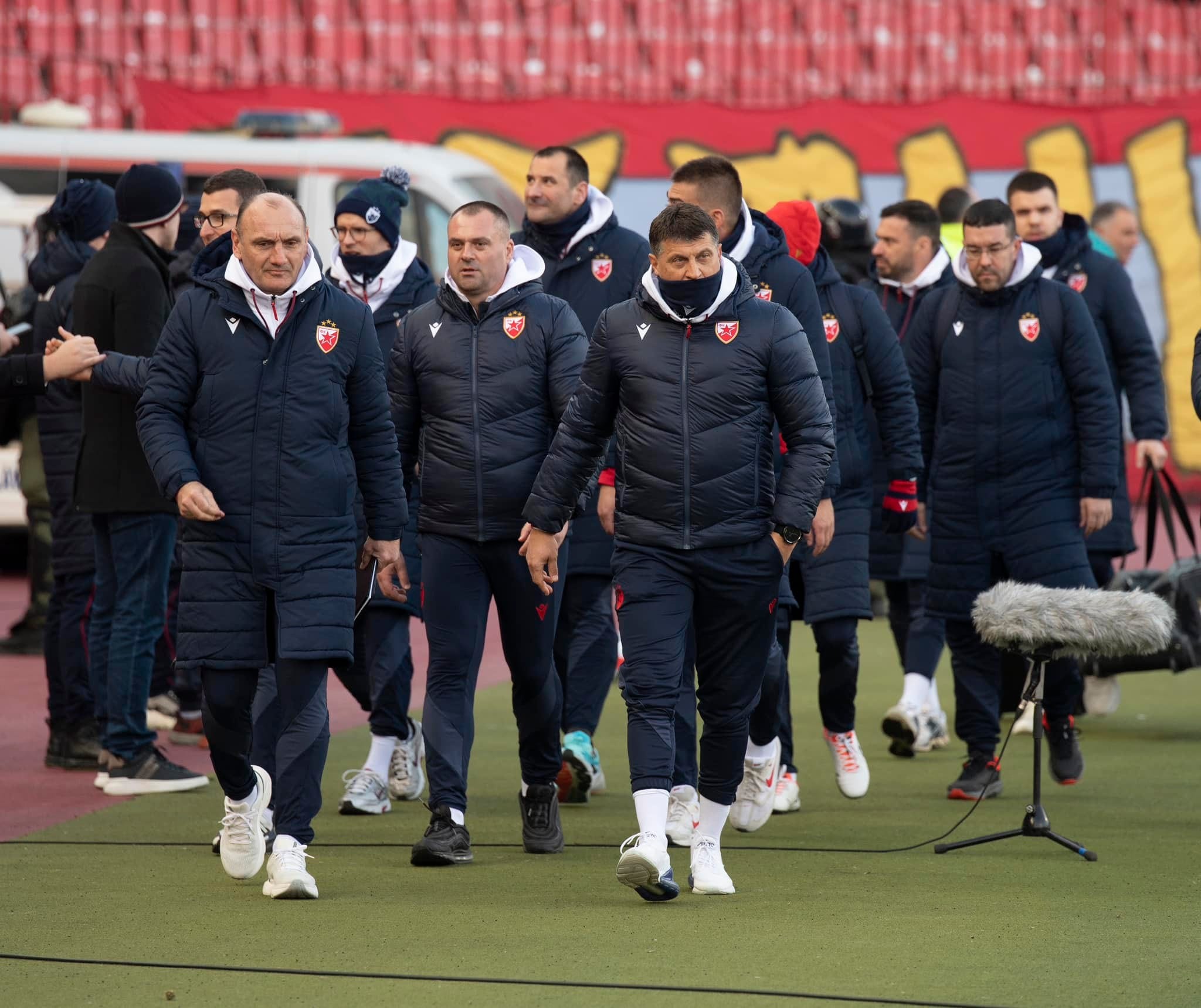 VLADAN MILOJEVIĆ CRVENA ZVEZDA VS PARTIZAN 175. VEČITI DERBI STADION RAJKO MITIĆ