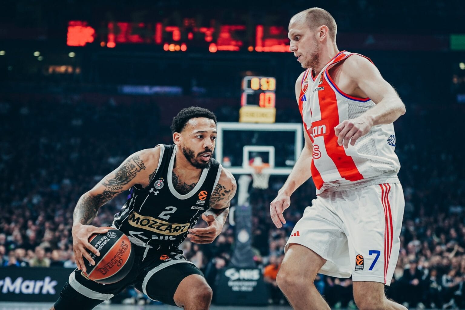 PARTIZAN VS CRVENA ZVEZDA EVROLIGA BEOGRADSKA ARENA