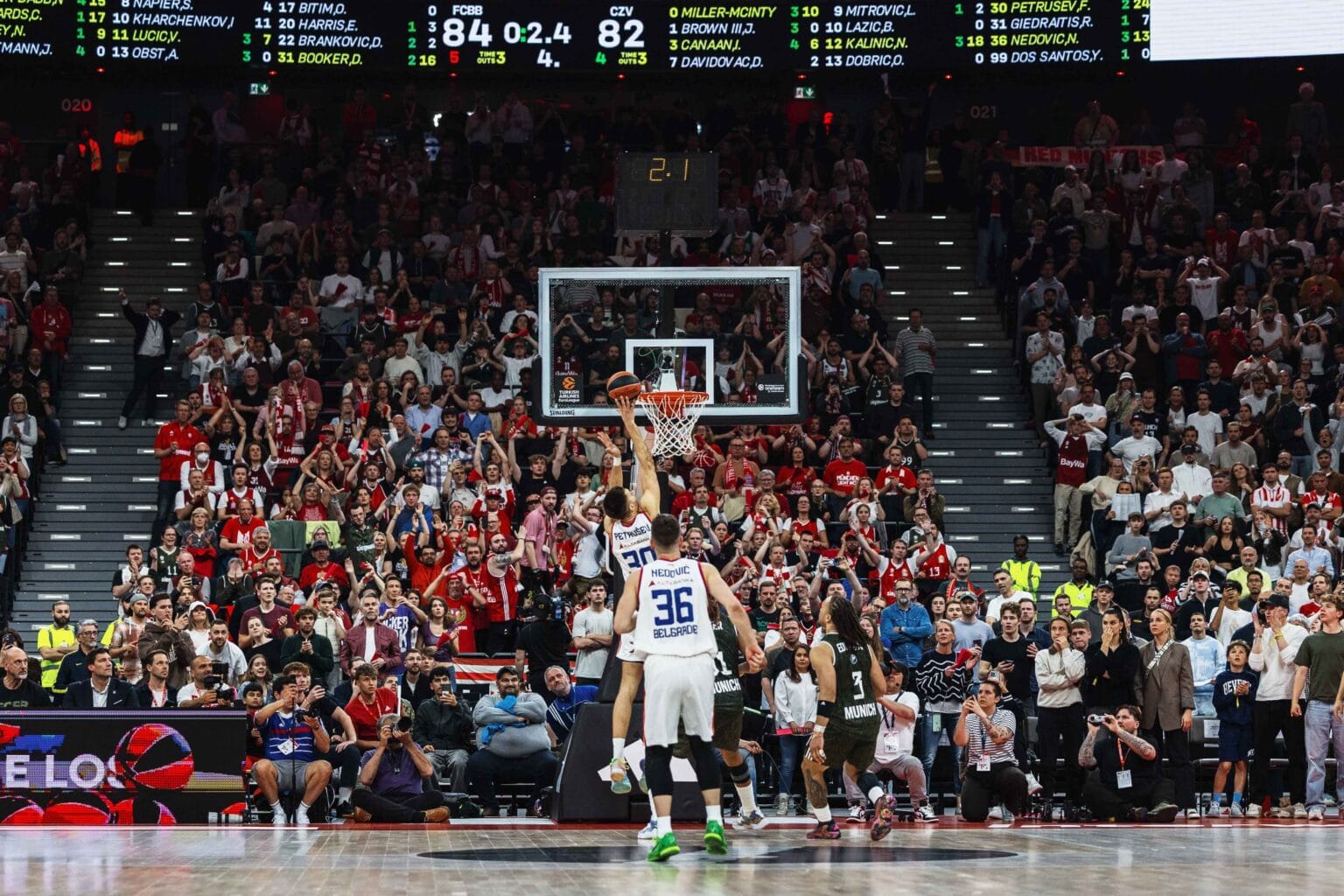 BAJERN MINHEN VS CRVENA ZVEZDA EVROLIGA