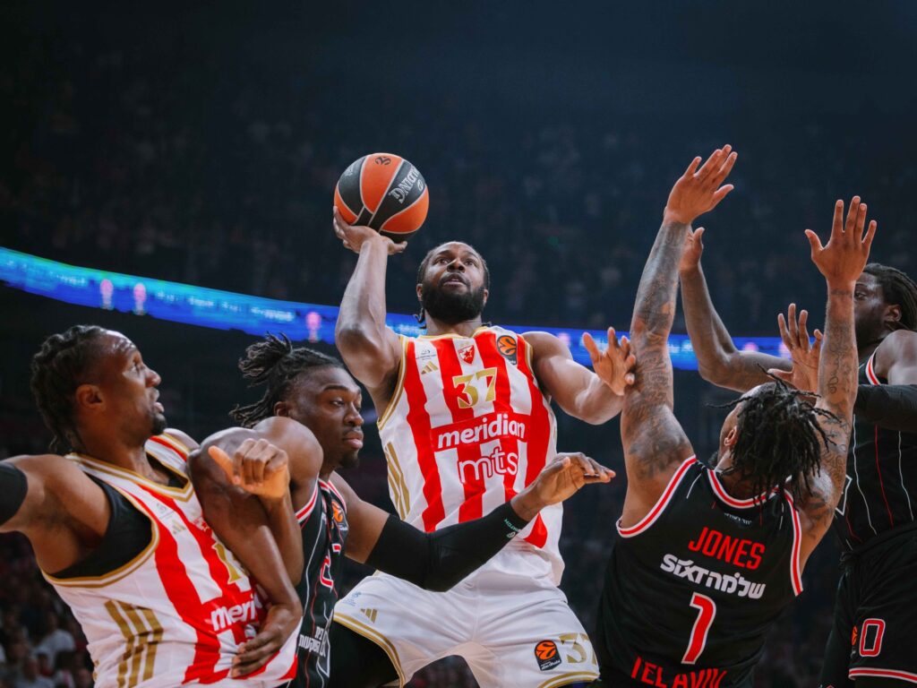 Izvor: KK Crvena zvezda / Evroliga: Crvena zvezda - Hapoel / Kris Džons