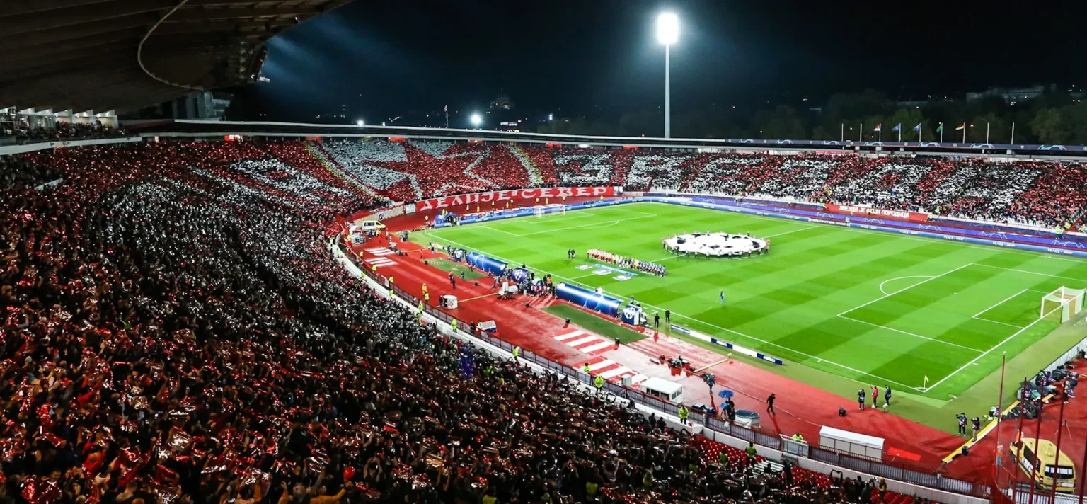 Izvor: FK Crvena zvezda / Liga šampiona Filip Kostić Nemanja Gudelj