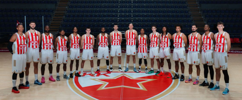 Aktuelni sastav Crvene zvezde u sezoni 2025/26