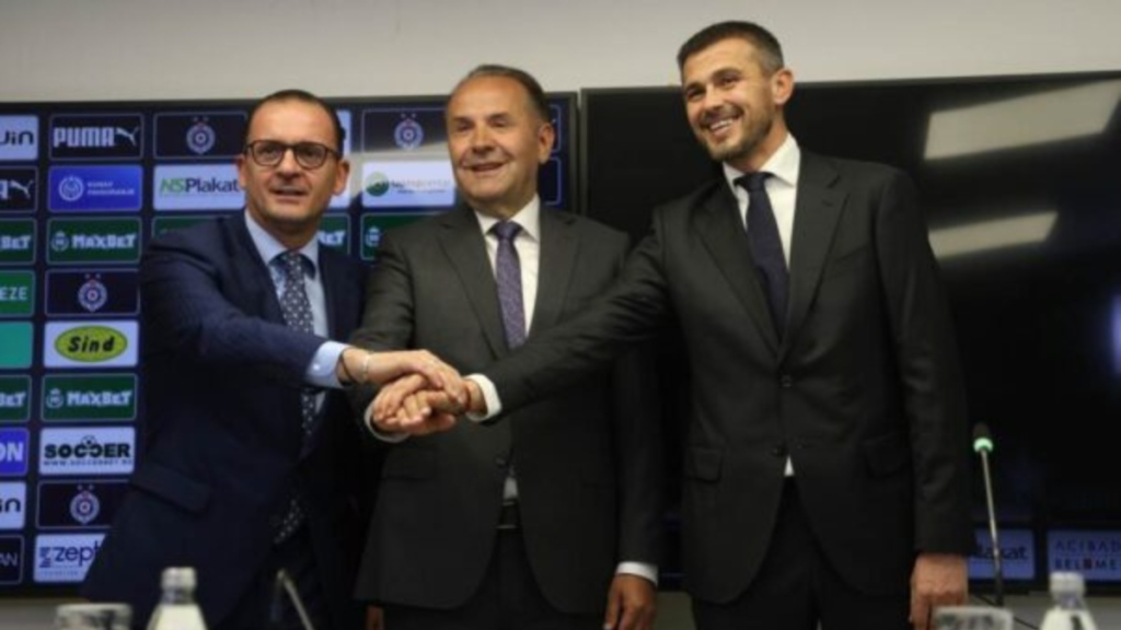 Izvor: FK Partizan / UEFA licenca Rasim Ljajić, Predrag Mijatović, Danko Lazović