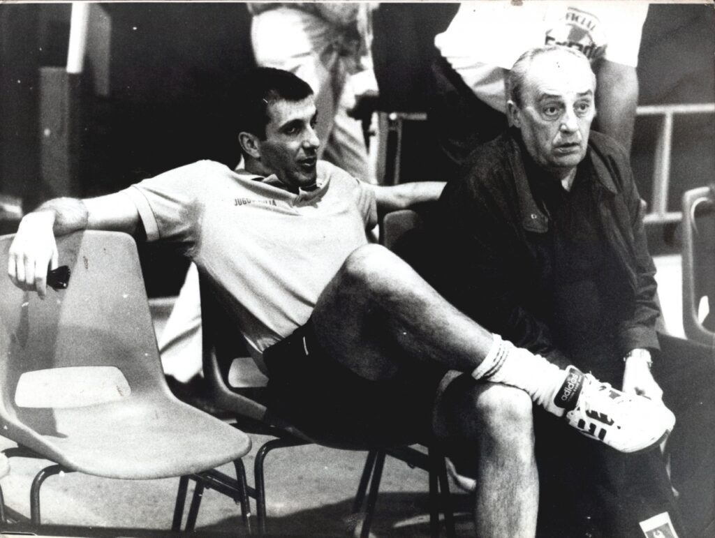 Izvor: KK Partizan / Profesor Aleksandar Nikolić i Željko Obradović