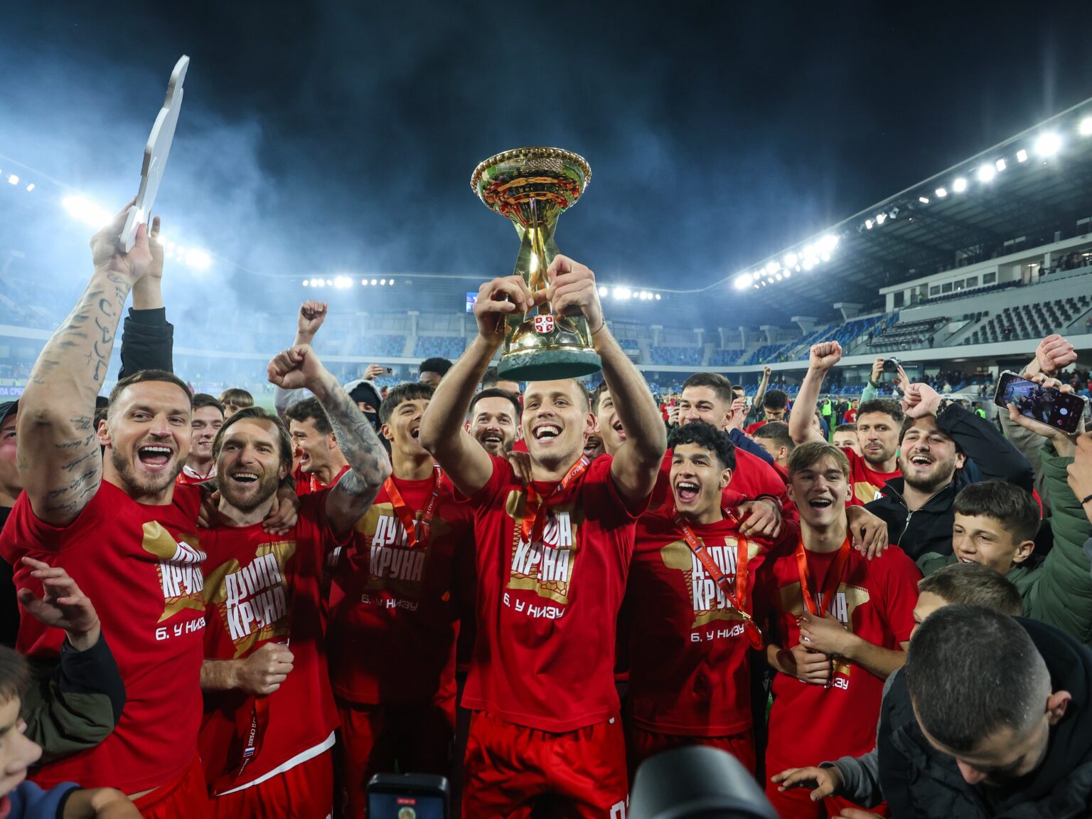 TOTALNI REMONT NA MARAKANI! Stanković menja formacija i dovodi velika pojačanja za Ligu šampiona! Izvor: FK Crvena zvezda / Osvajač Kupa Srbije za sezonu 2026/27