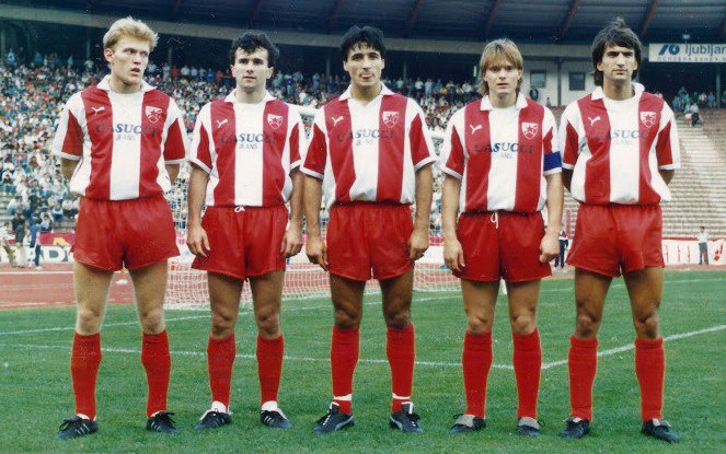 Izvor: FK Crvena zvezda / Robert Prosinečki, Dejan Savičević, Darko Pančev, Dragan Stojković Piksi, Refik Šabanadžović