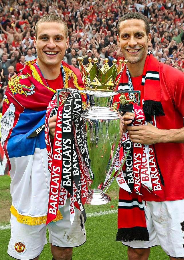 Izvor: X / Nemanja Vidić i Rio Ferdinand 2009. godine