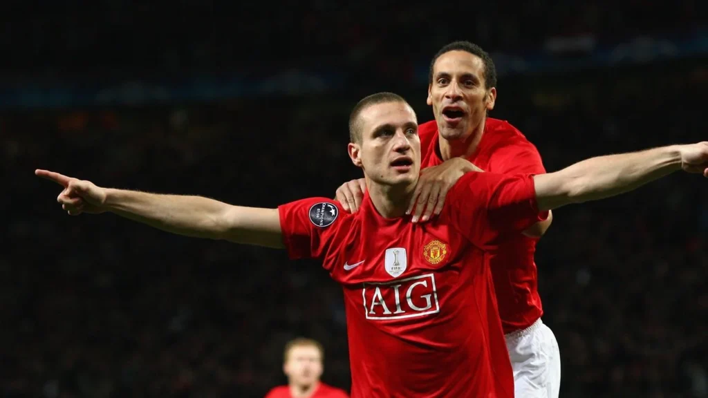 Izvor: UEFA / Nemanja Vidić i Rio Ferdinand