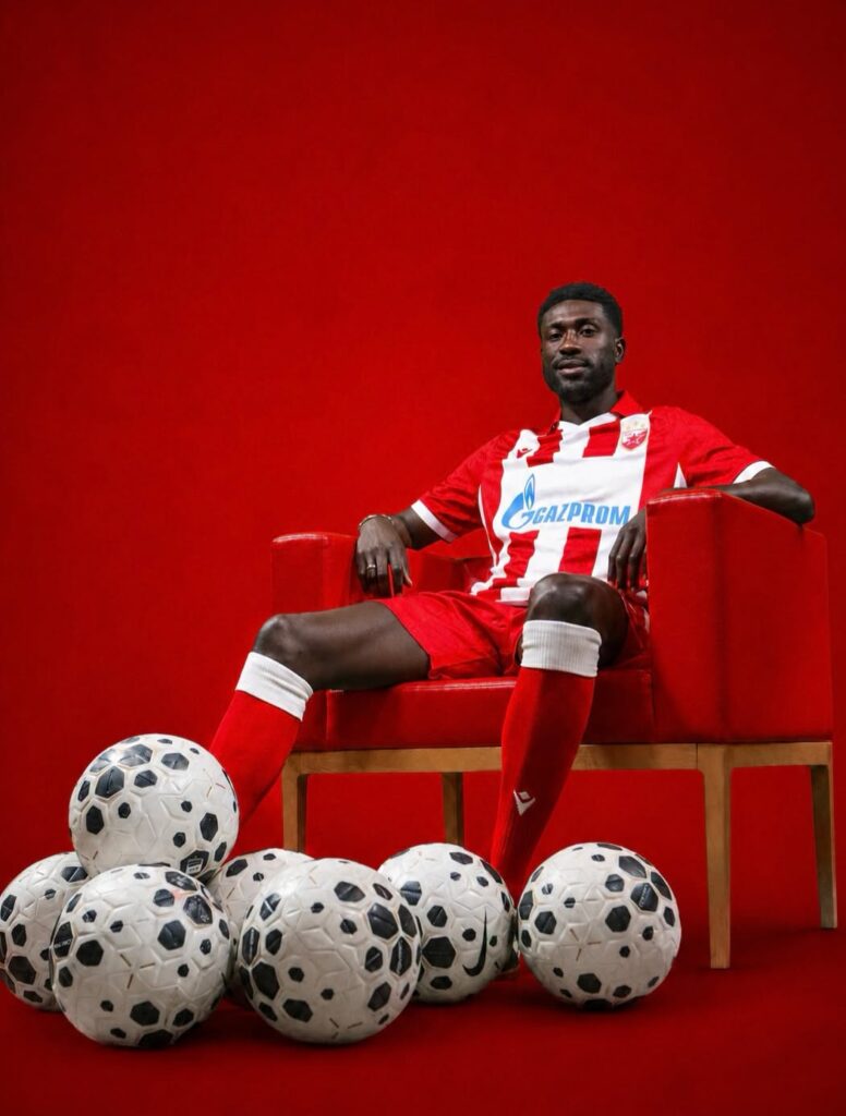 Izvor: FK Crvena zvezda / Novi igrač Derik Lukasen